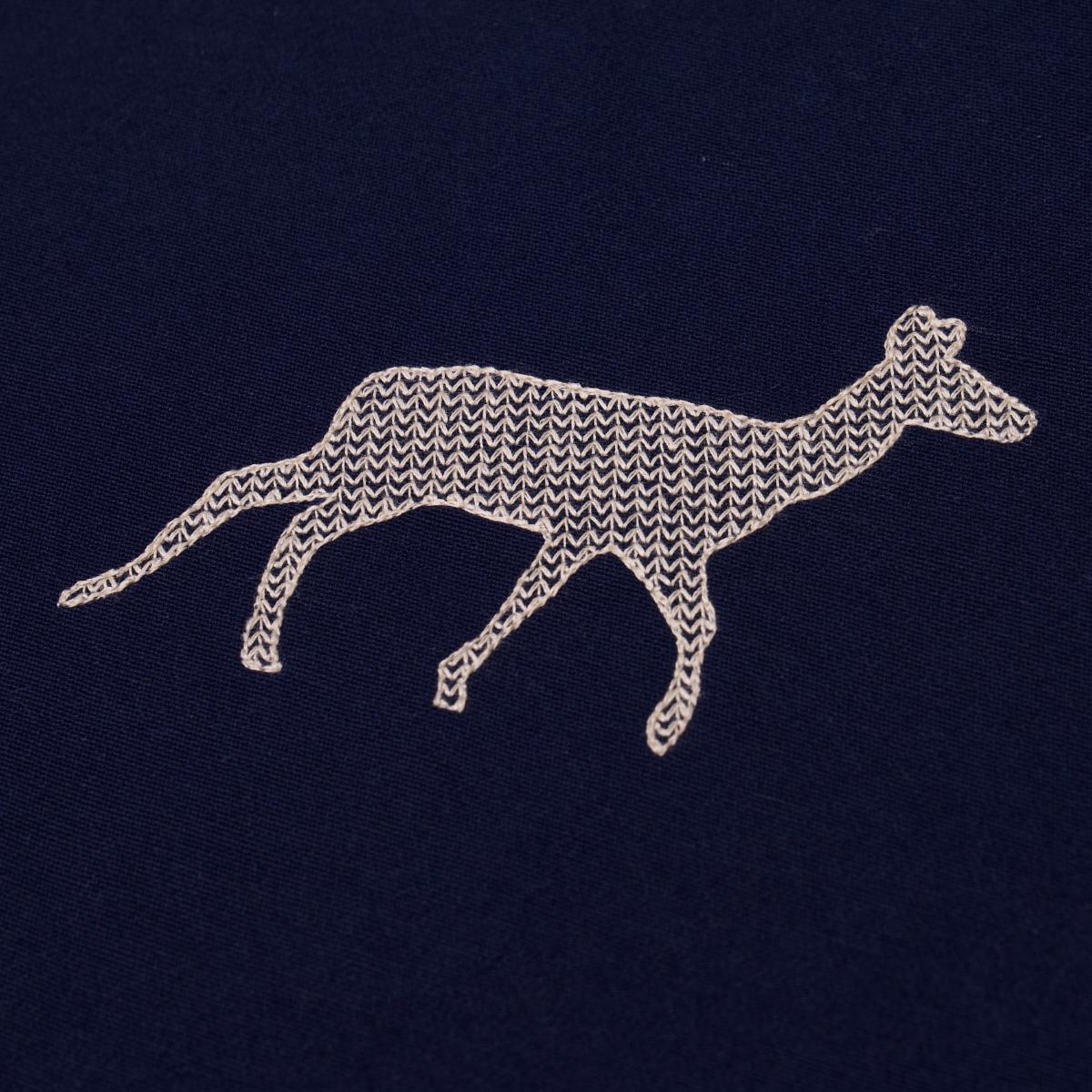 CARIBOU EMBROIDERY_NAVY