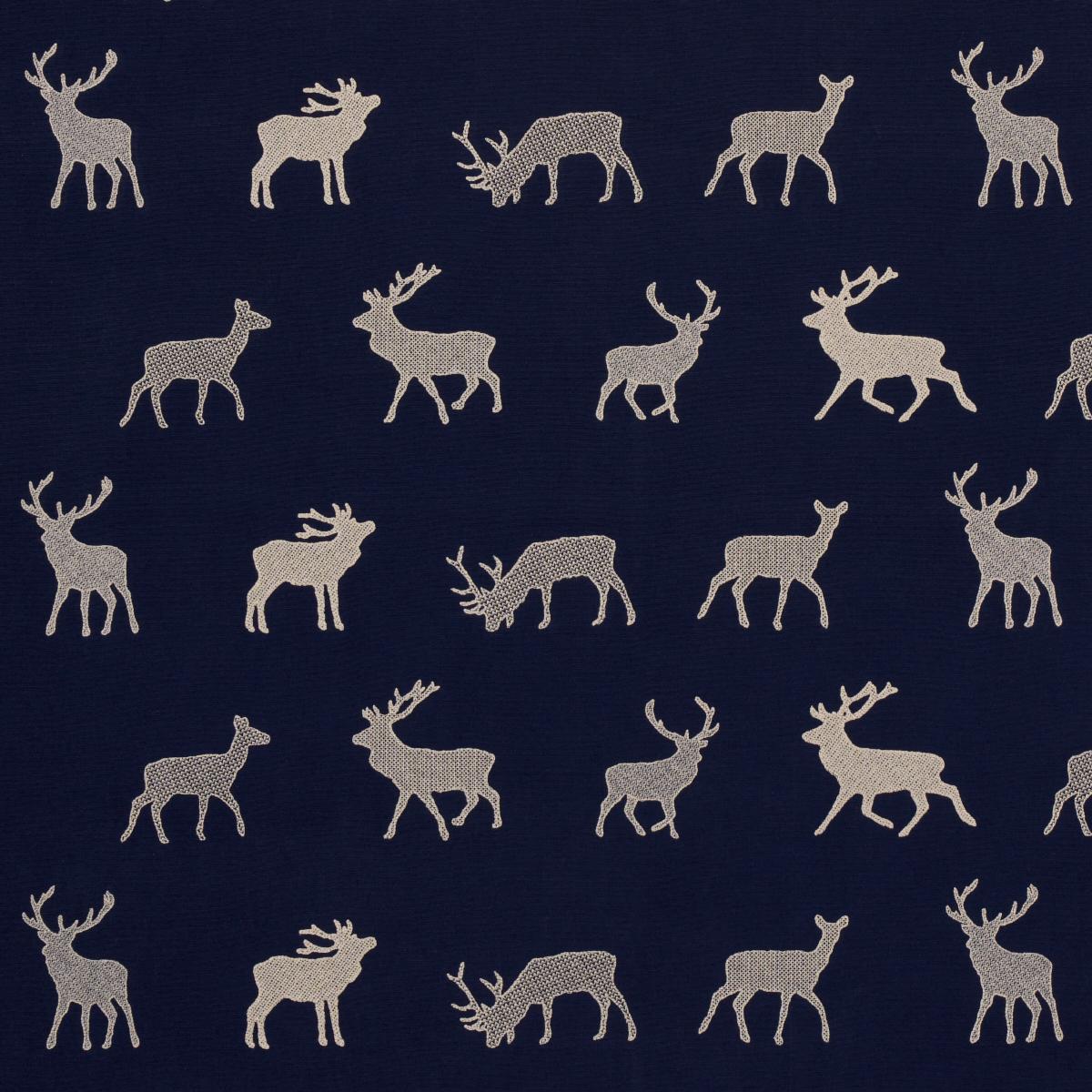 CARIBOU EMBROIDERY_NAVY