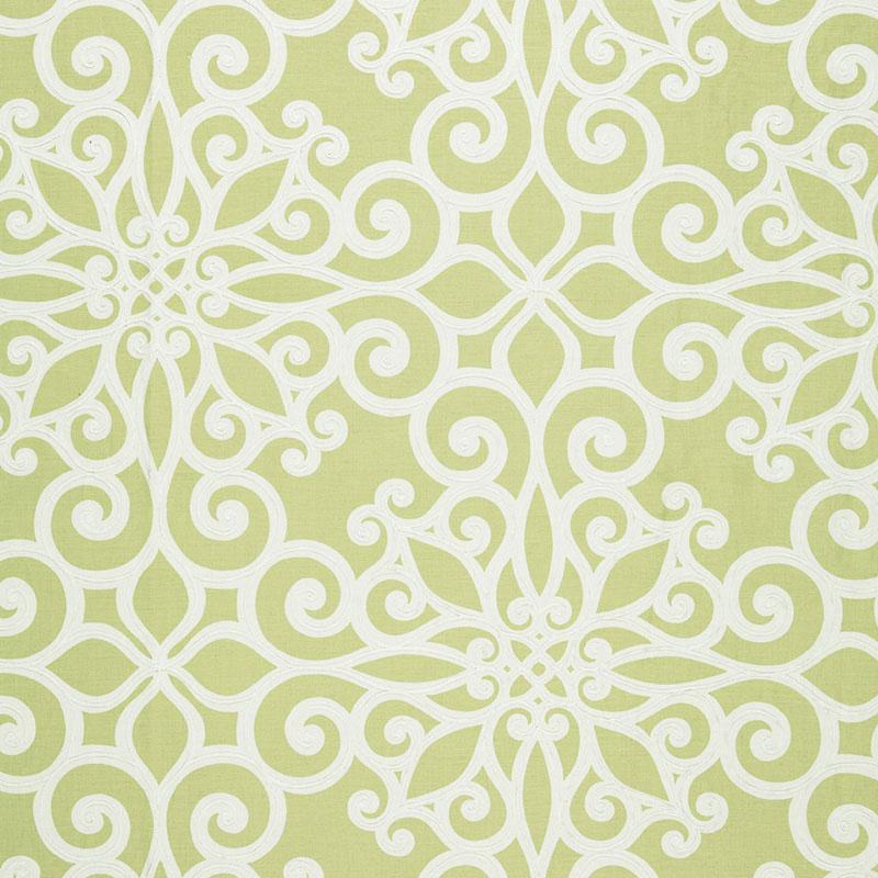 Rosegate Embroidered Print_CHARTREUSE