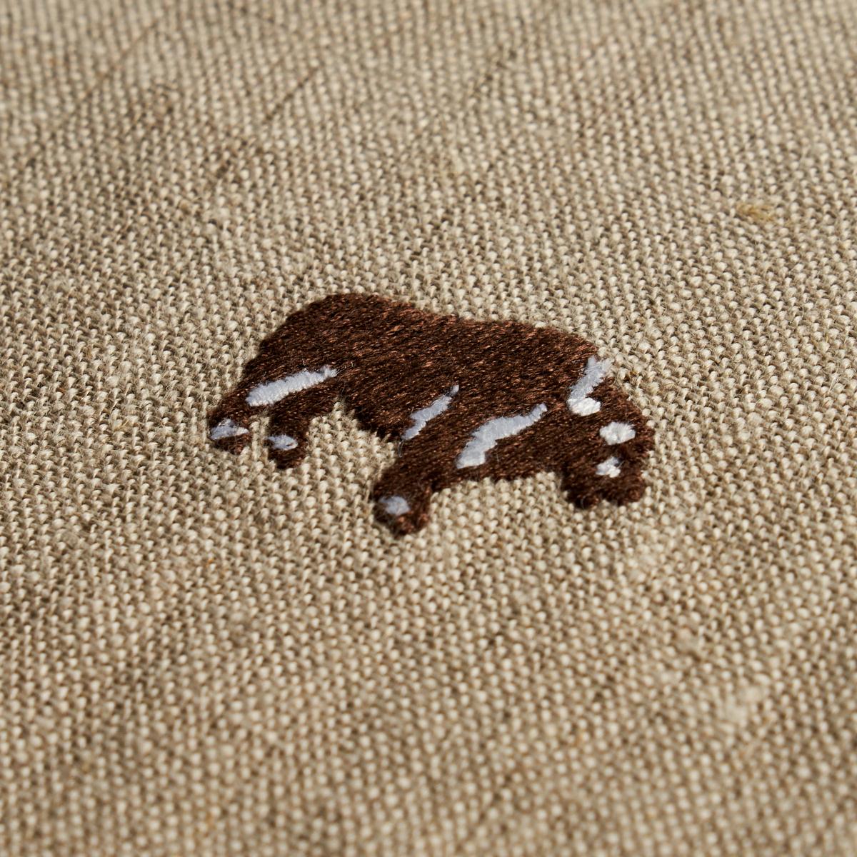 Buffalo Embroidered Linen_NATURAL