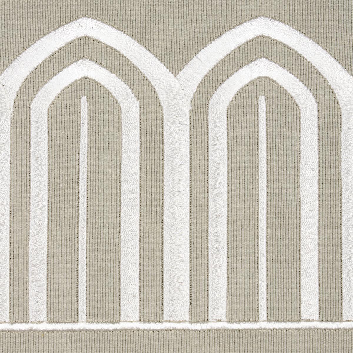 ARCHES EMBROIDERED TAPE WIDE_TAUPE