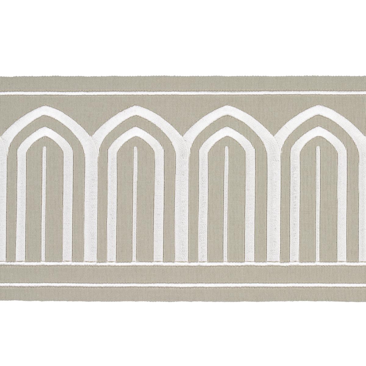 ARCHES EMBROIDERED TAPE WIDE_TAUPE