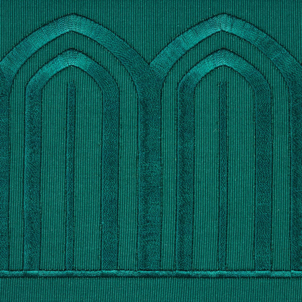 ARCHES EMBROIDERED TAPE WIDE_EMERALD