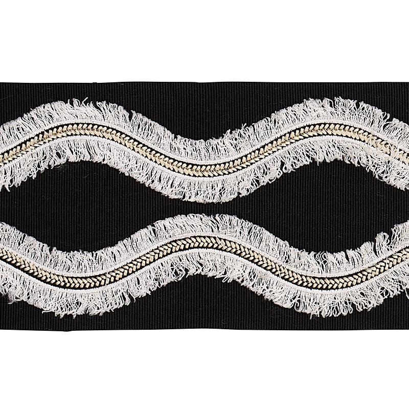 OGEE EMBROIDERED TAPE_BLACK