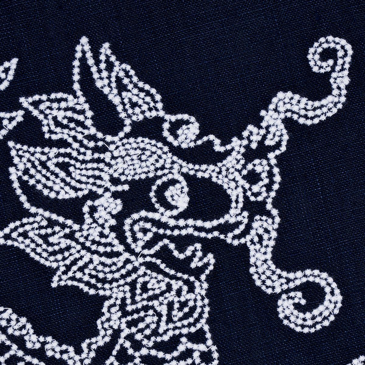 DRAGON EMBROIDERY_NAVY