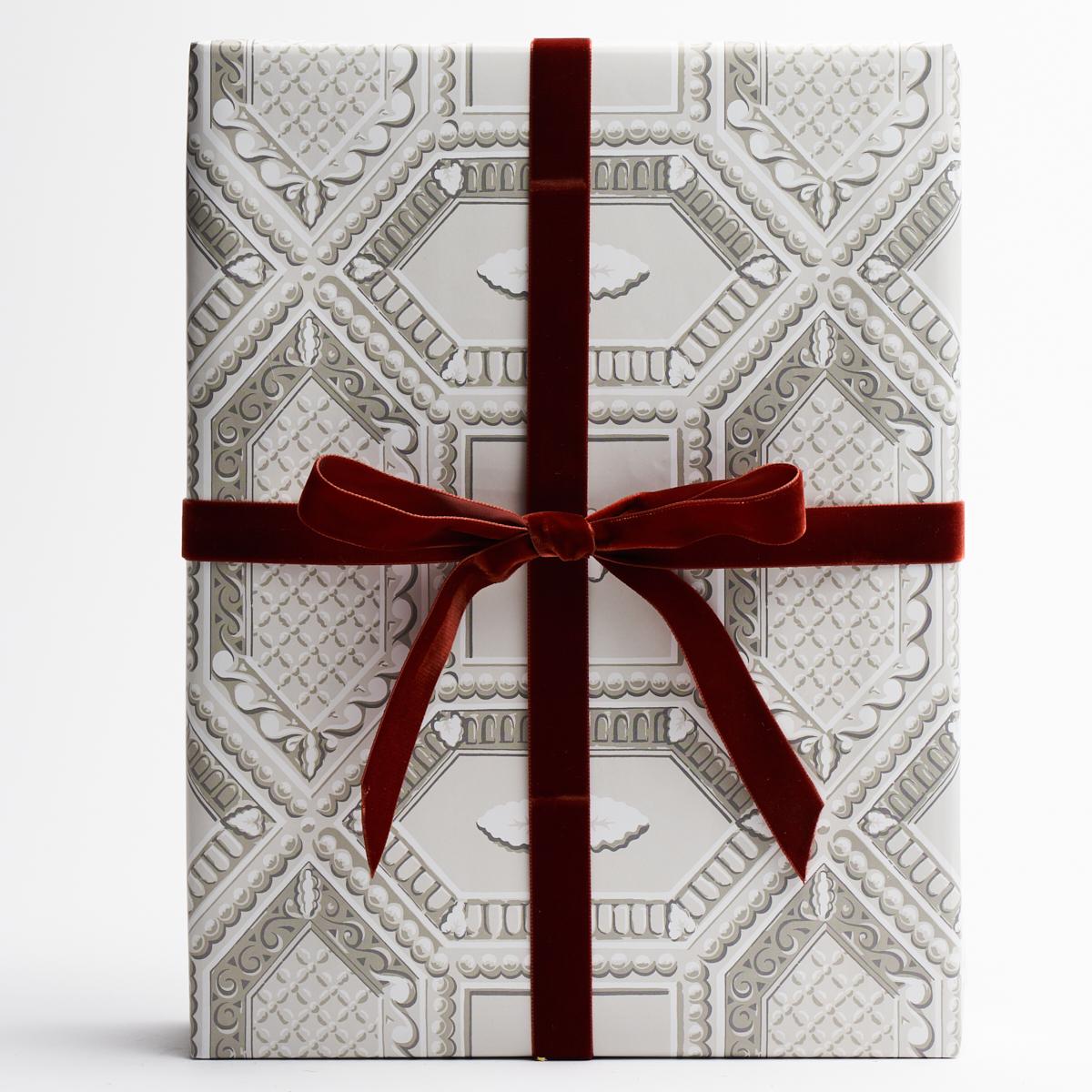 Lacunaria Wrapping Paper_STONE