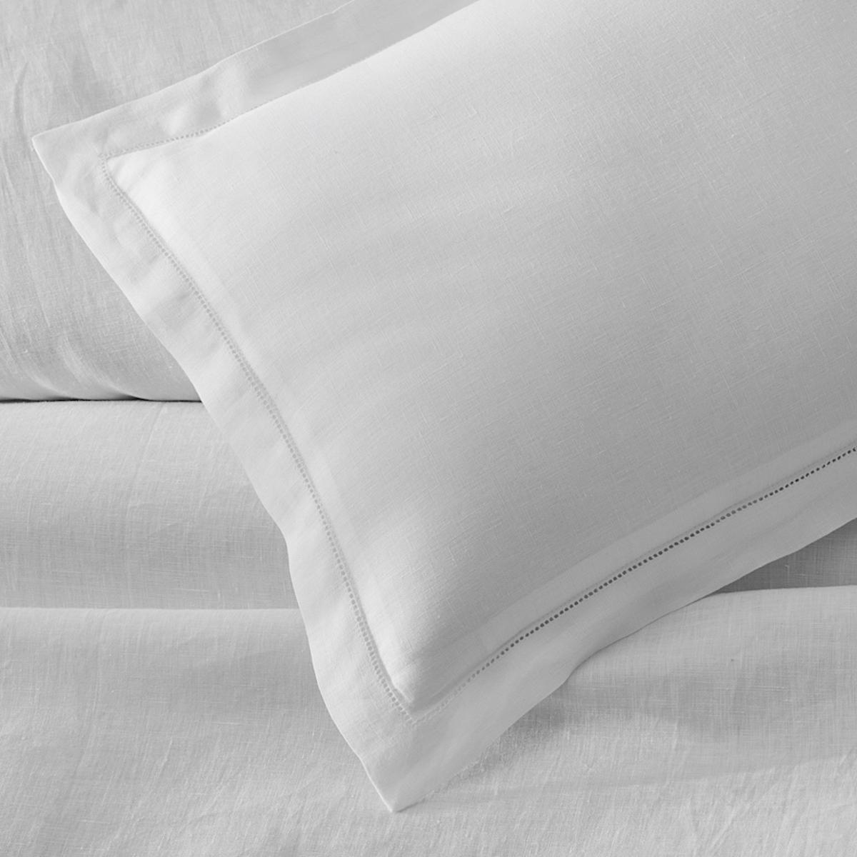 Roman Hemstitch Pillowcase - Pair_WHITE