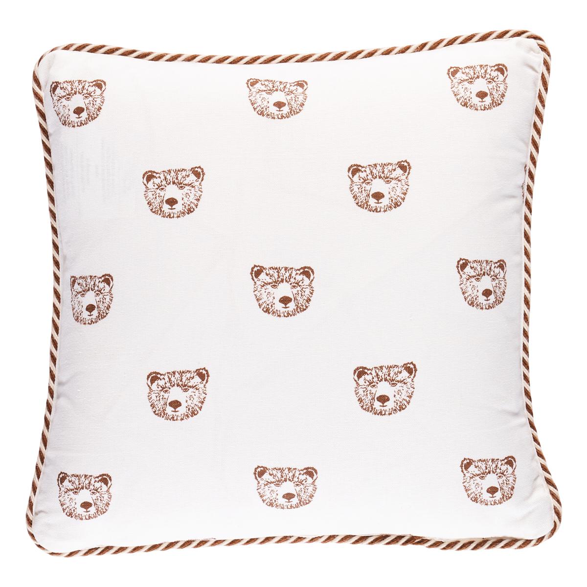 Bear Print Pillow_IVORY
