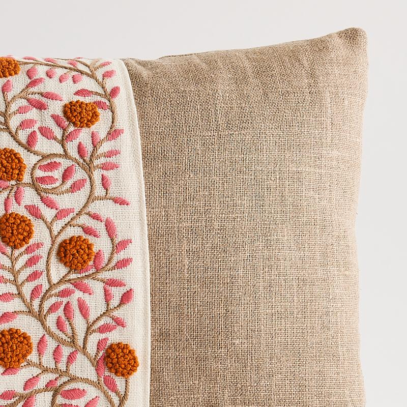 Ashoka Pillow_Orange & Pink