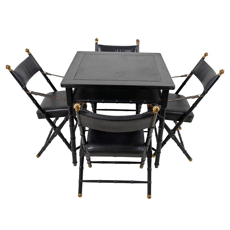Game Table and Campaign Chairs_null