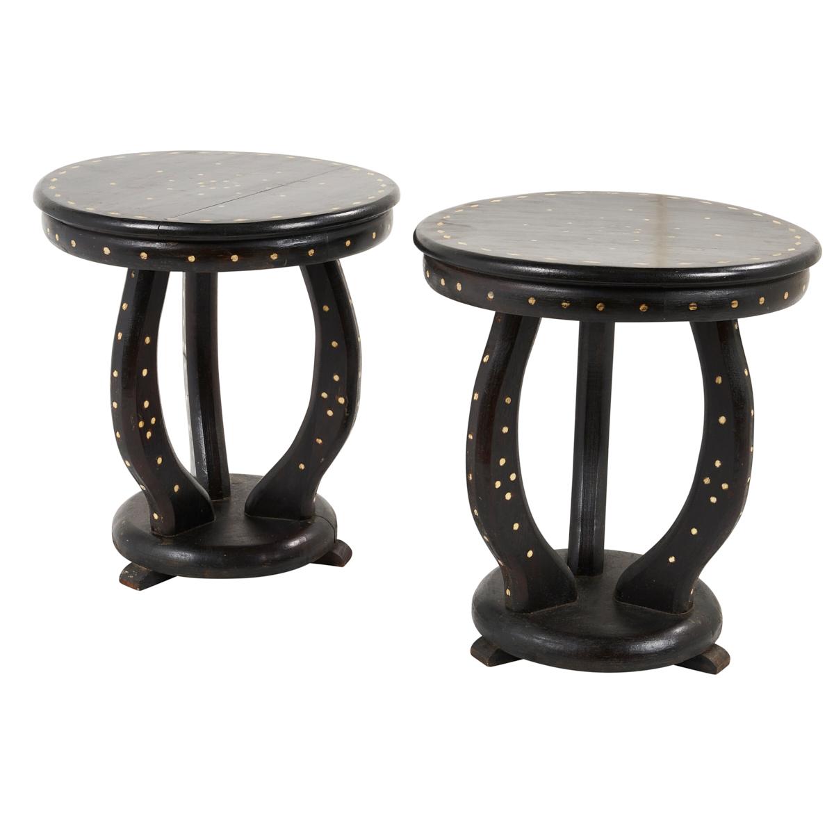 Pair of Inlaid Side Tables_Onyx