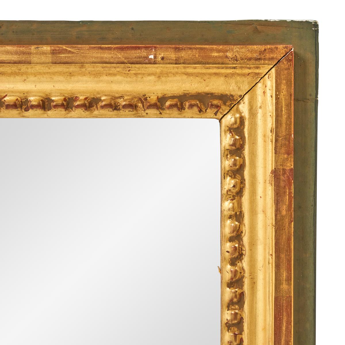 18th C. Carved and Gilded Mirror_null