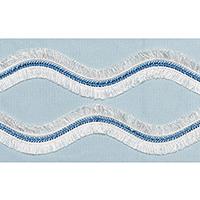 OGEE EMBROIDERED TAPE_SKY