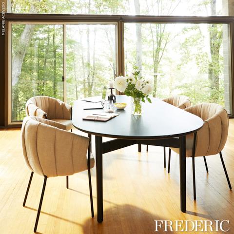 Puffin Dining Table_Soft Black