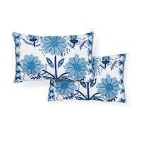 Marguerite Embroidery Pillow A_SKY