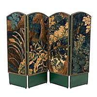 19th Century Tapestry Screen_null