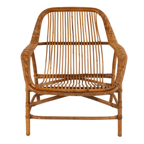 Set of Four Rattan Chairs, France_null