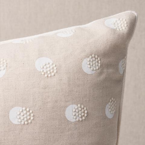 Taylor Embroidery Pillow_IVORY ON NATURAL