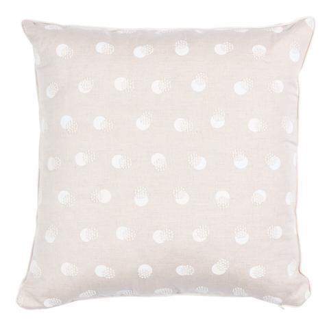 Taylor Embroidery Pillow_IVORY ON NATURAL