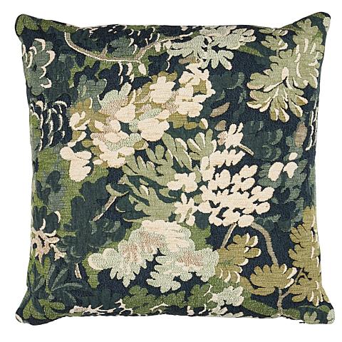 Verdure Tapestry Pillow_PEACOCK
