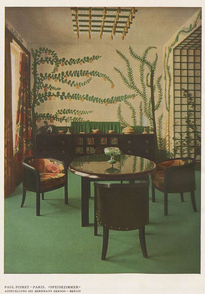 Paul Poiret Dining Room With Mural