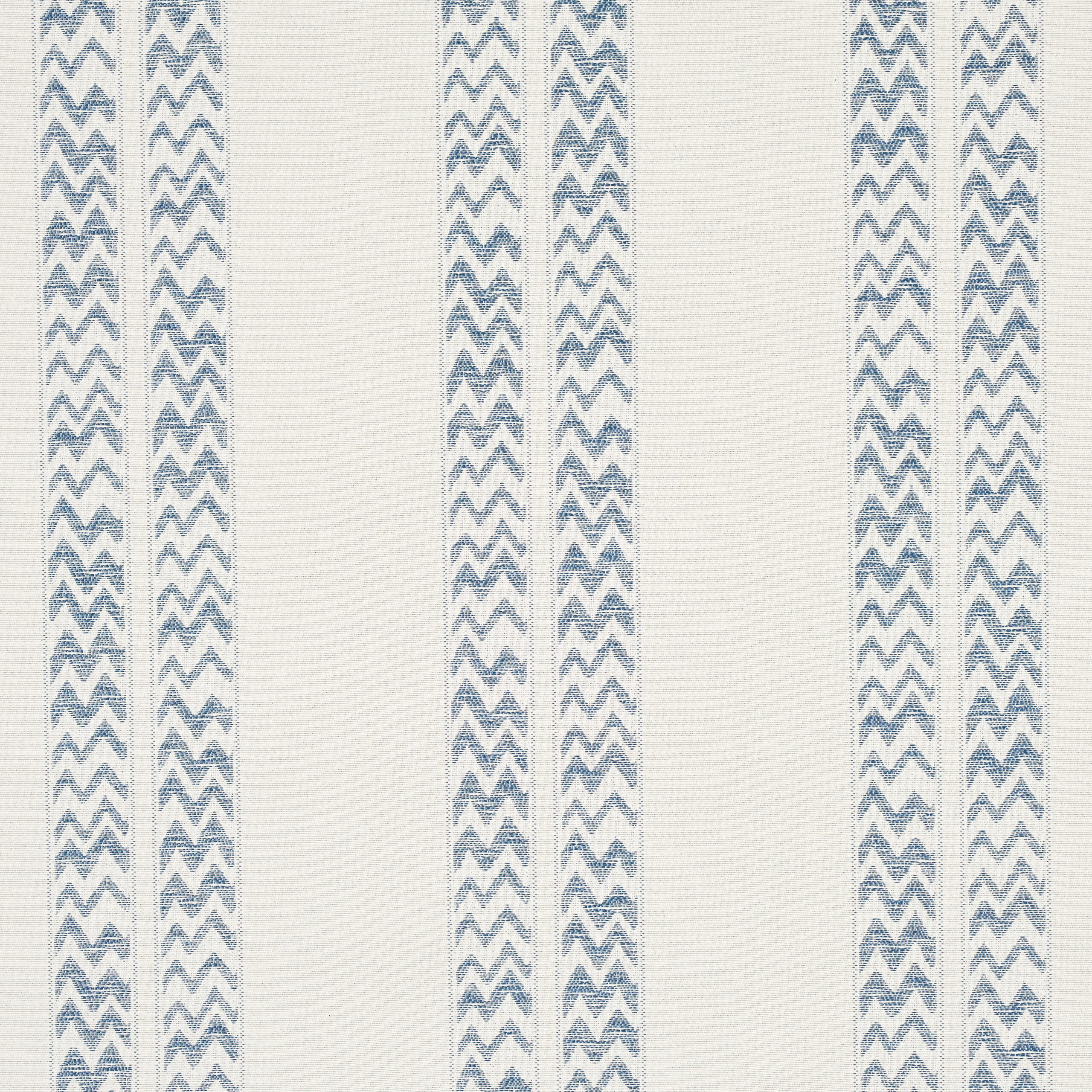 Schumacher Kudu Stripe Jacquard Fabric in Blue